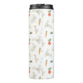 Bunnies & Ducks auf dem Bauernmuster Thermosbecher (Rückseite)