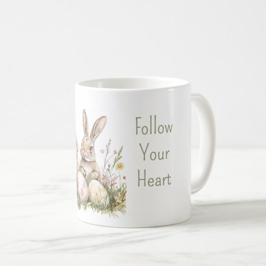 Bunnies Easter Eggs Kaffeetasse (VorderseiteRechts)