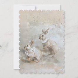 Bunnies - flache Einladungsgröße: 12,7 cm x 17,8 c Einladung