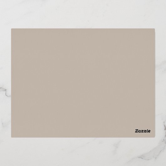 Bunnies - Foil Postcards Folie Einladungspostkarte (Rückseite)