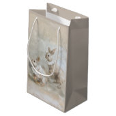 Bunnies - Geschenktasche Kleine Geschenktüte (Rückseite Schrägansicht)