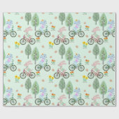 Bunnies im Park Geschenkpapier (Flach)