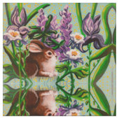 Bunnies in Iris Stoff (Nahaufnahme)