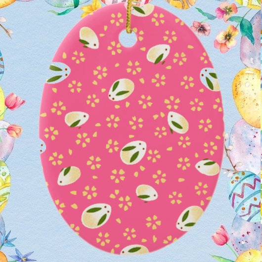 Bunnies Keramik Ornament