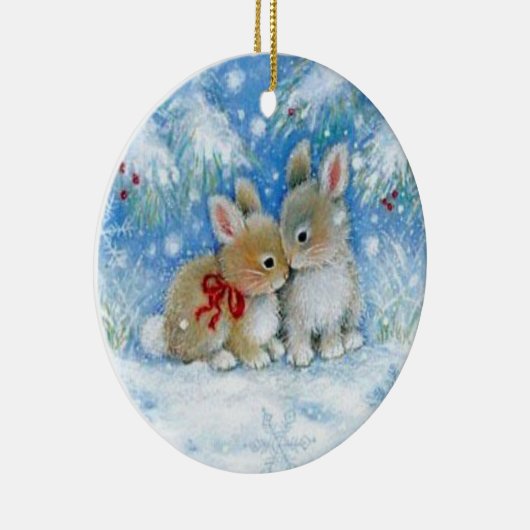 Bunnies Keramikornament (Rechts)