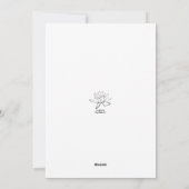 Bunnies Küssen, Kaninchen, Ostern, Valentine Feiertagskarte (Rückseite)