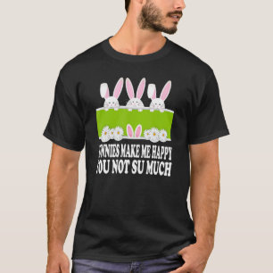 Bunnies machen mich glücklich T-Shirt