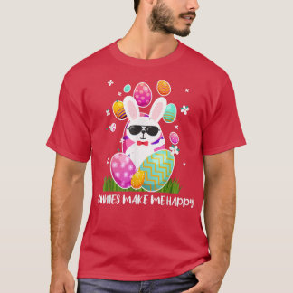 BUNNIES MAKEMAPPY Bunny Rabbit Girl Kind Sonntag E T-Shirt