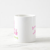Bunnies mit Blume Kaffeetasse (Mittel)