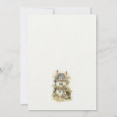 Bunnies Mummy Baby Dusche Einladung (Rückseite)