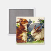 Bunnies Ostermagnet Magnet (Vorderseite/Rückseite)