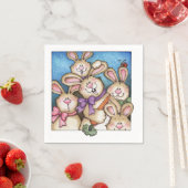 Bunnies - Paper Napkins Serviette (Beispiel)