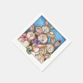 Bunnies - Paper Napkins Serviette (Ecke)