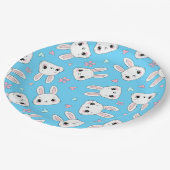 Bunnies Pappteller (Schrägansicht)