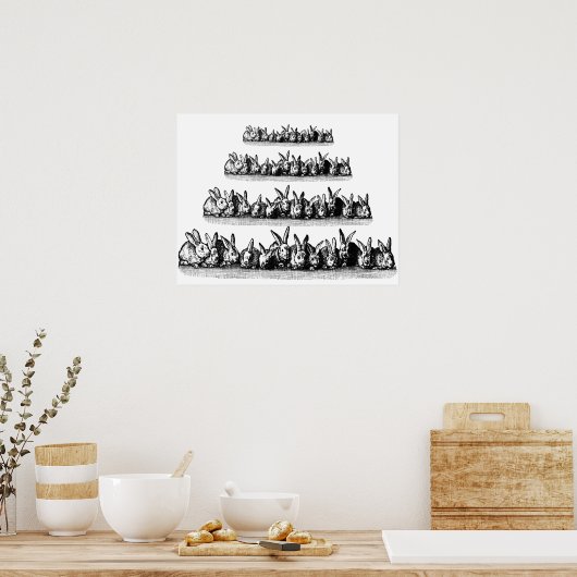 Bunnies Poster (Küche)