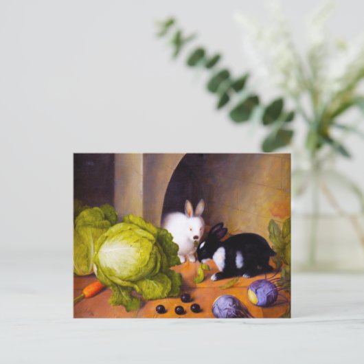 Bunnies Postkarte (Stehend Vorderseite)