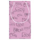 Bunnies Print Kleine Geschenktüte (Rückseite)