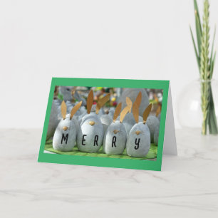 BUNNIES SIND HIER, UM NUR WEIHNACHTEN ZU SAGEN