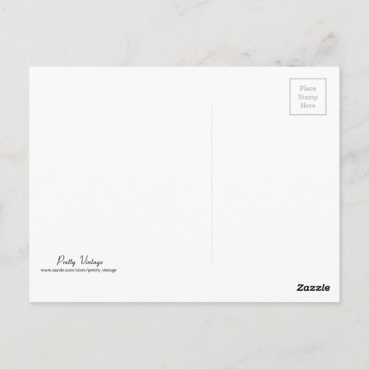 Bunnies und Bird Enjoy Snow Postcard Postkarte (Rückseite)