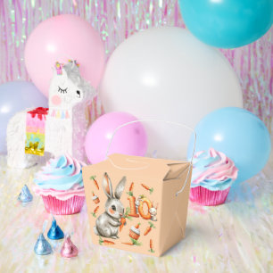 Bunnies und Carrots 10. Geburtstagsparty Geschenkschachtel