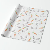 Bunnies und Carrots Geschenkpapier (Ungerollt)