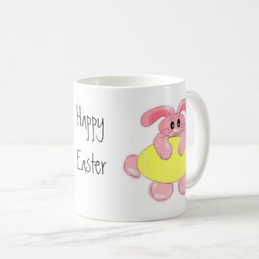 Bunnies und Eier Kaffeetasse (VorderseiteRechts)