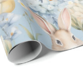Bunnies und Eiergarten Geschenkpapier (Rolleneckpunkt)