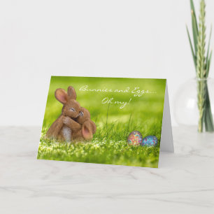 Bunnies und Eierkarte Karte
