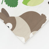 Bunnies und ihre Leckereien Fleecedecke (Ecke)