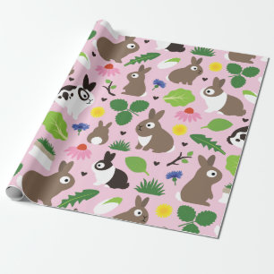 Bunnies und ihre Leckereien Geschenkpapier