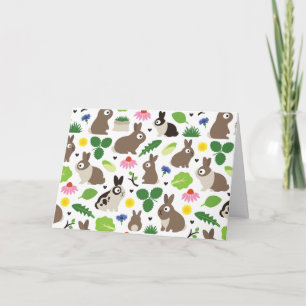 Bunnies und ihre Leckereien Karte