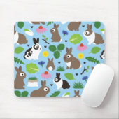 Bunnies und ihre Leckereien Mousepad (Mit Mouse)