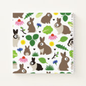 Bunnies und ihre Leckereien Notizblock (Rückseite)