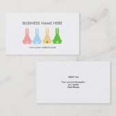 Bunnies Visitenkarte (Vorne/Hinten)