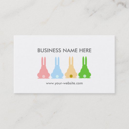 Bunnies Visitenkarte (Vorderseite)