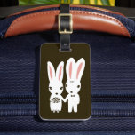 Bunnies Wedding Couple - Niedlich Bridge and Groom Gepäckanhänger<br><div class="desc"></div>