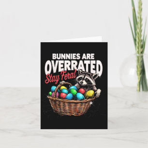 Bunnies werden übertrieben Bleibe Feral Funny Oast Karte