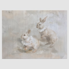 Bunnies - Zierpapier für Ölgemälde Seidenpapier