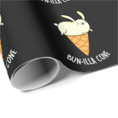 Bunnilla Cone Funny Bunny Vanilla Dark BG Geschenkpapier (Rolleneckpunkt)