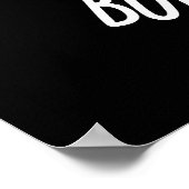 Bunnilla Cone Funny Bunny Vanilla Dark BG Poster (Ecke)