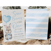 Bunny 1st Birthday Boy  Einladung
