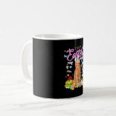 Bunny Abyssinian Cat Happy Oaster Kaffeetasse (Vorderseite Links)