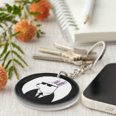 Bunny Agent Schlüsselanhänger (Vorderseite rechts)