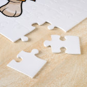 Bunny als Friseur mit Comb & Schere Puzzle (Seite)