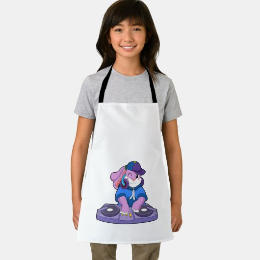 Bunny als Musiker mit Mixer Schürze (Insitu)