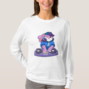 Bunny als Musiker mit Mixer T-Shirt