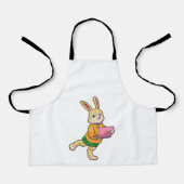 Bunny als Sekretär für Laptop Schürze (Vorderseite)