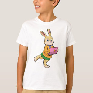 Bunny als Sekretär für Laptop T-Shirt