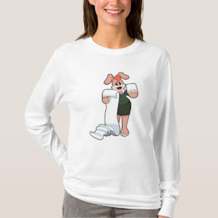 Bunny als Sekretär für Papier T-Shirt