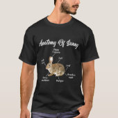 Bunny Anatomy Rabbit Lover Sonnige Mama Sonnensche T-Shirt (Vorderseite)